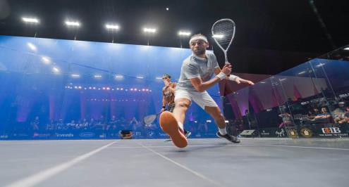 محمد الشوربجي يتأهل لنصف نهائي بطولة الجونة الدولية للاسكواش